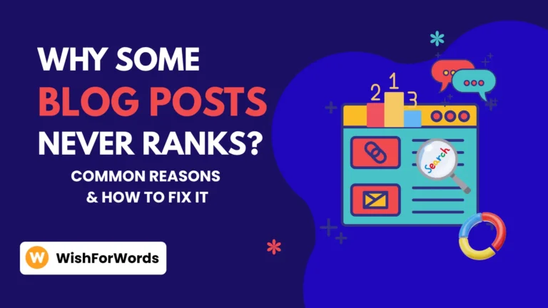 Read more about the article Why Your Blog Isn’t Ranking on Google? (5 Common Reasons)