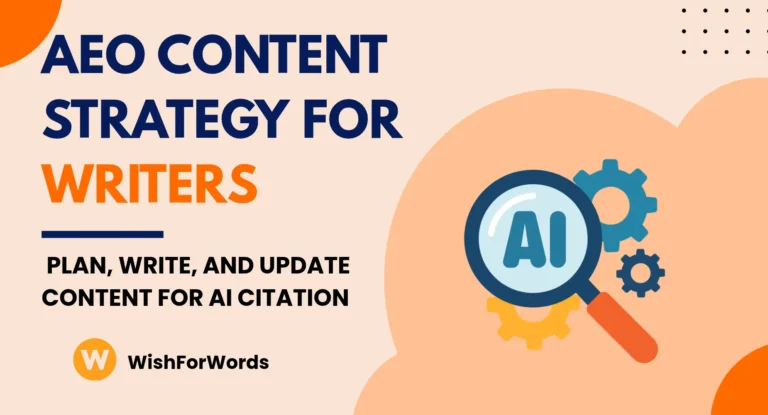Read more about the article AEO Content Strategy for Writers: What To Plan, Write, and Update